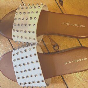 Madden Girl Studded Slides